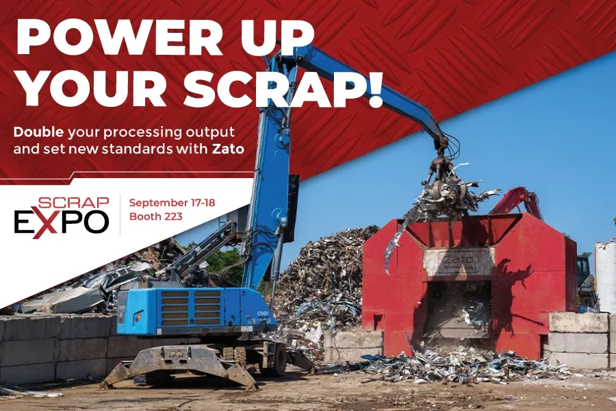 Discover Zato’s metal recycling plants at Scrap Expo 2024