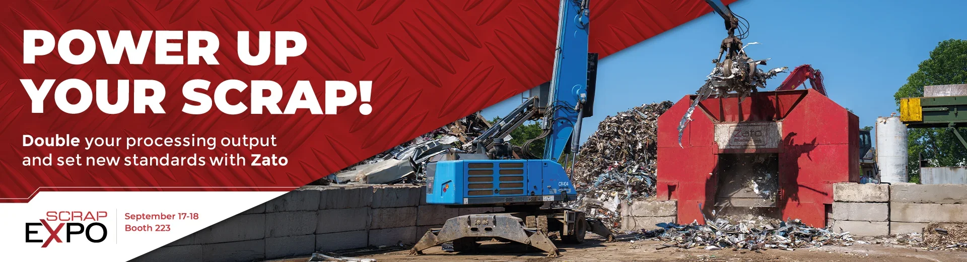 Discover Zato’s metal recycling plants at Scrap Expo 2024