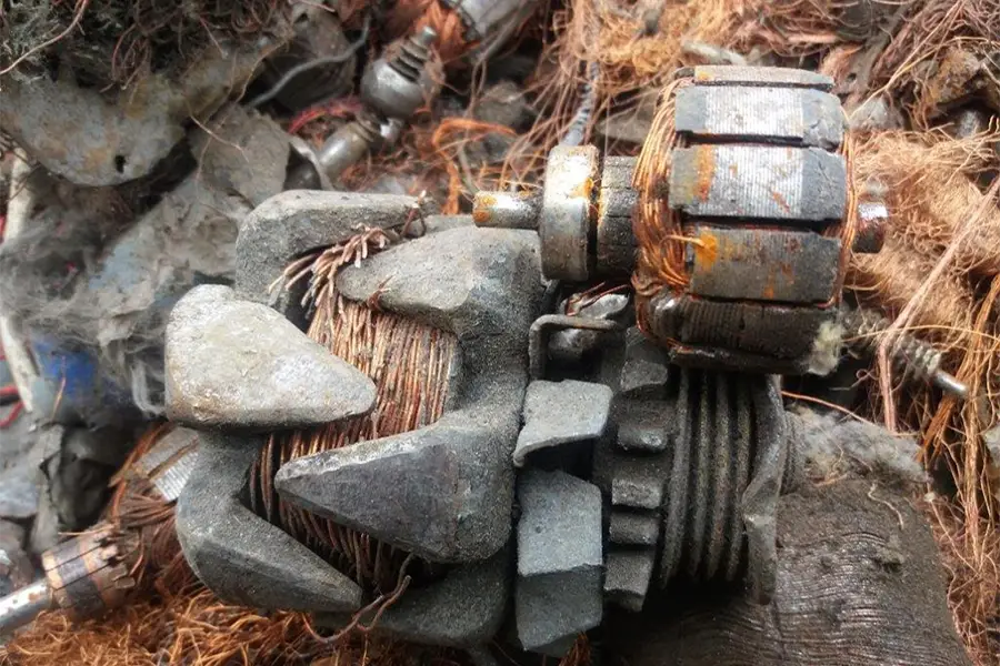 Electric motor shredders